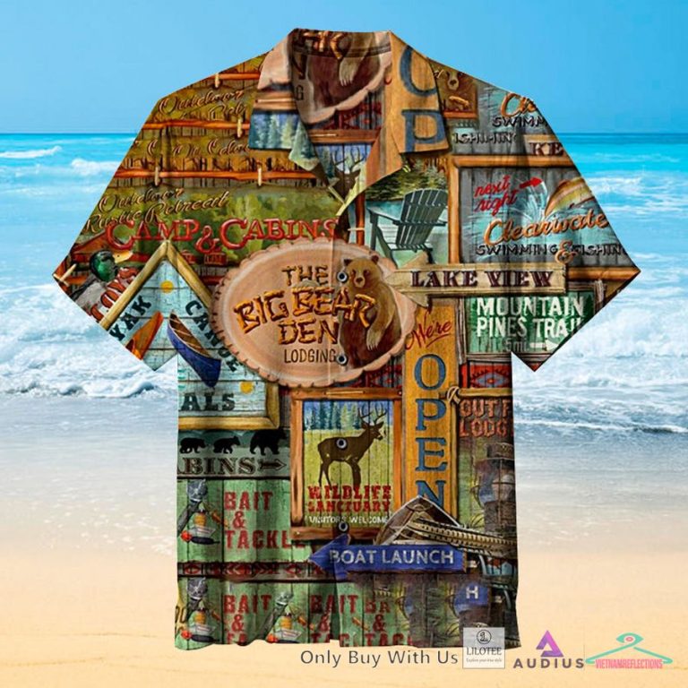 Rustic Lodge Rustic Signs 2 Casual Hawaiian Shirt - Looking so nice