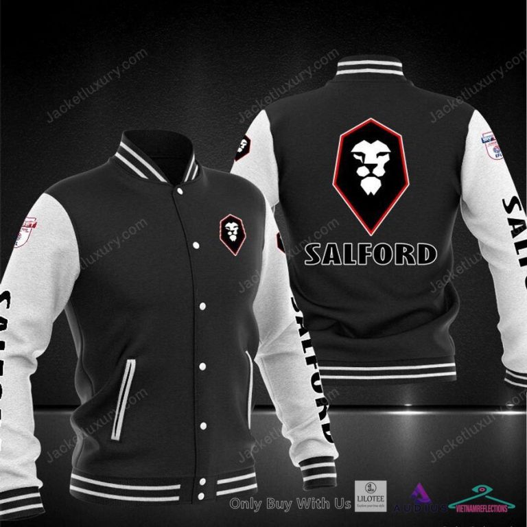 Salford City Baseball jacket - You look different and cute