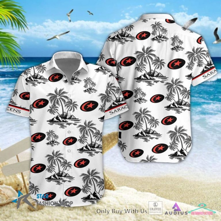 Saracens Hawaiian Shirt, Short - Eye soothing picture dear