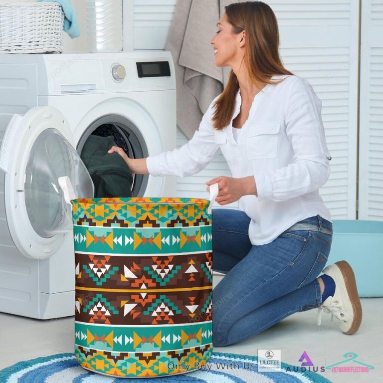 Seamless Colorful Laundry Basket - Wow, cute pie