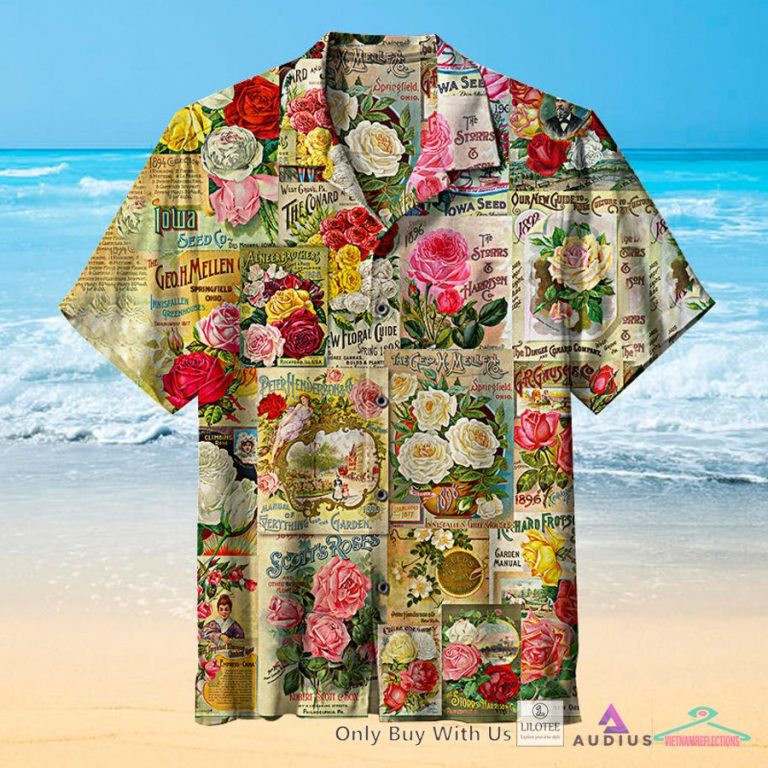 Seed Catalog: Roses Casual Hawaiian Shirt - Nice Pic