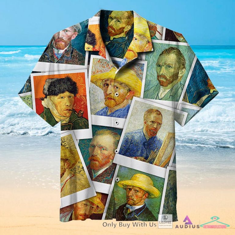 Selfies By Vincent Van Gogh Casual Hawaiian Shirt - Stand easy bro