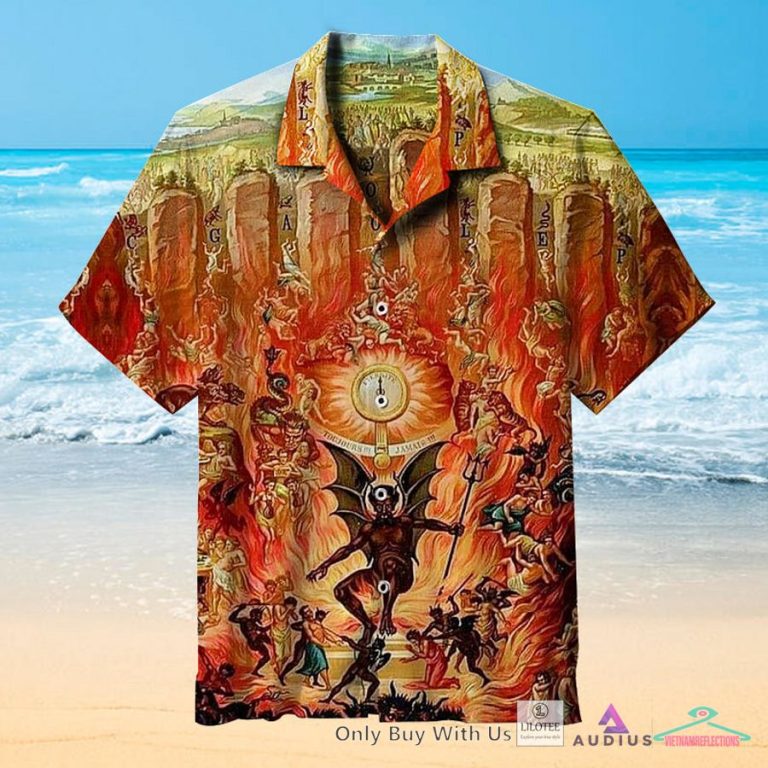 Seven Gates to Hell Casual Hawaiian Shirt - You look elegant man