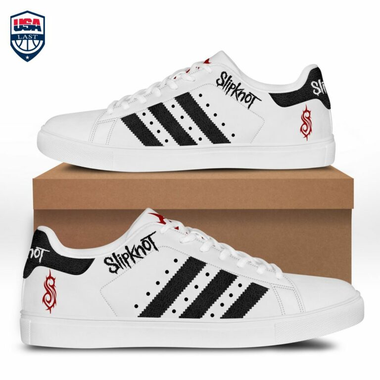 Slipknot Black Stripes Stan Smith Low Top Shoes - You tried editing this time?