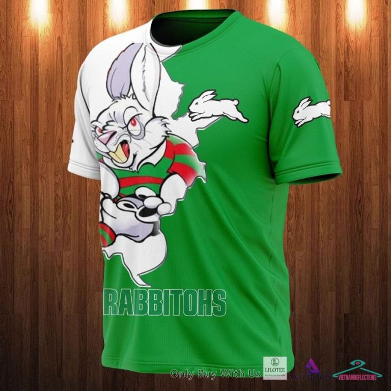 South Sydney Rabbitohs Green Hoodie, Polo Shirt - Natural and awesome