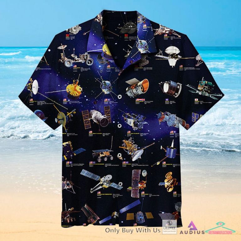 Space Explorers Casual Hawaiian Shirt - Oh my God you have put on so much!