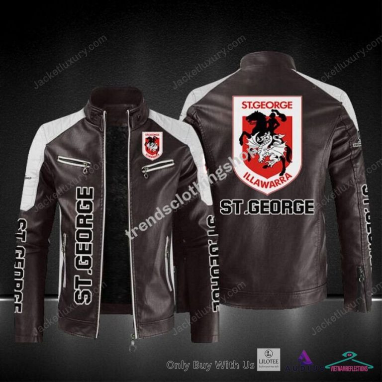 St. George Illawarra Dragons Collar Block Leather - It is too funny