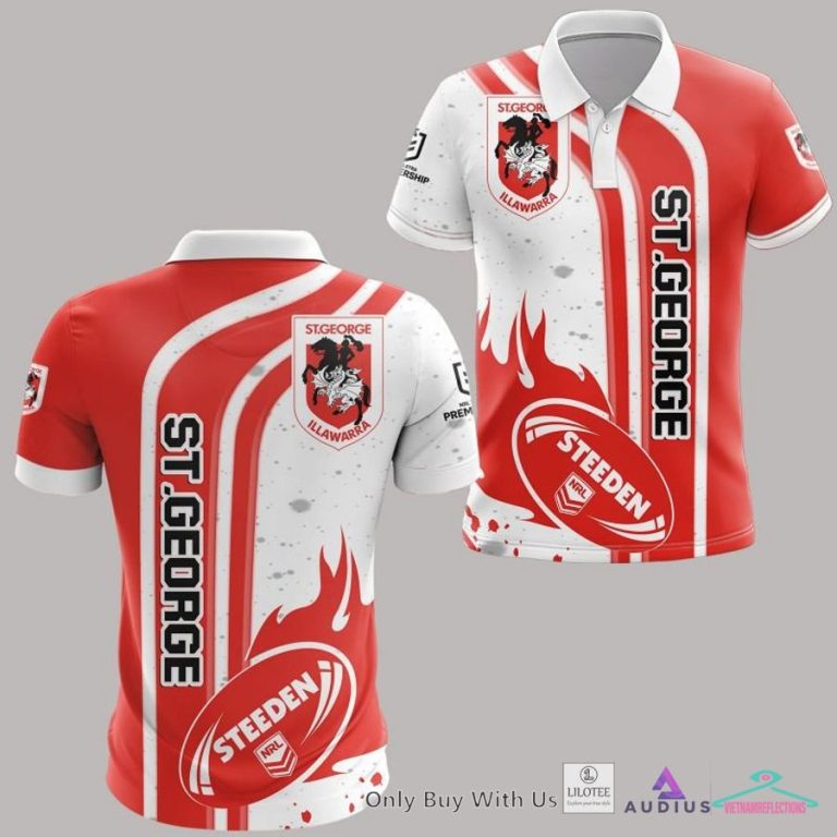 NEW St. George Illawarra Dragons Steeden Hoodie, Shirt