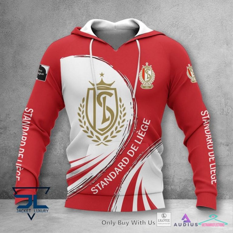 Standard Liege White and red Hoodie, Shirt - Royal Pic of yours
