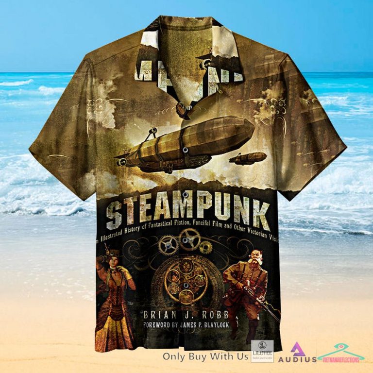 Steampunk Casual Hawaiian Shirt - The beauty has no boundaries in this picture.