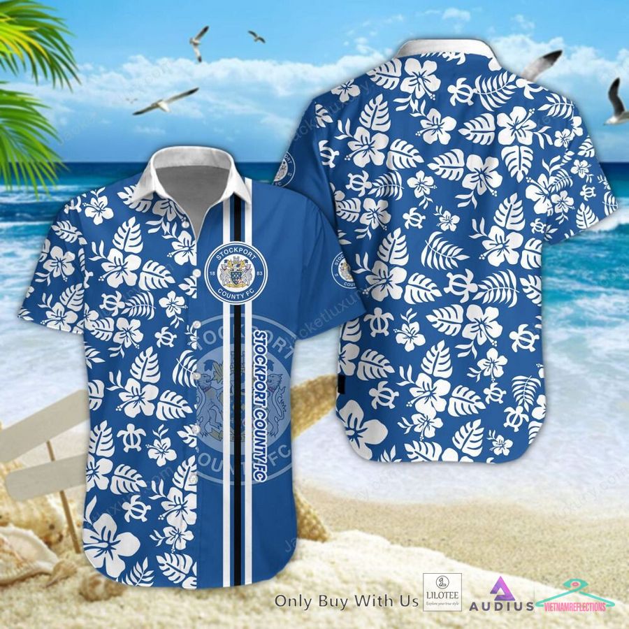 Stockport County F.C Hawaiian Shirt - You are getting me envious with your look