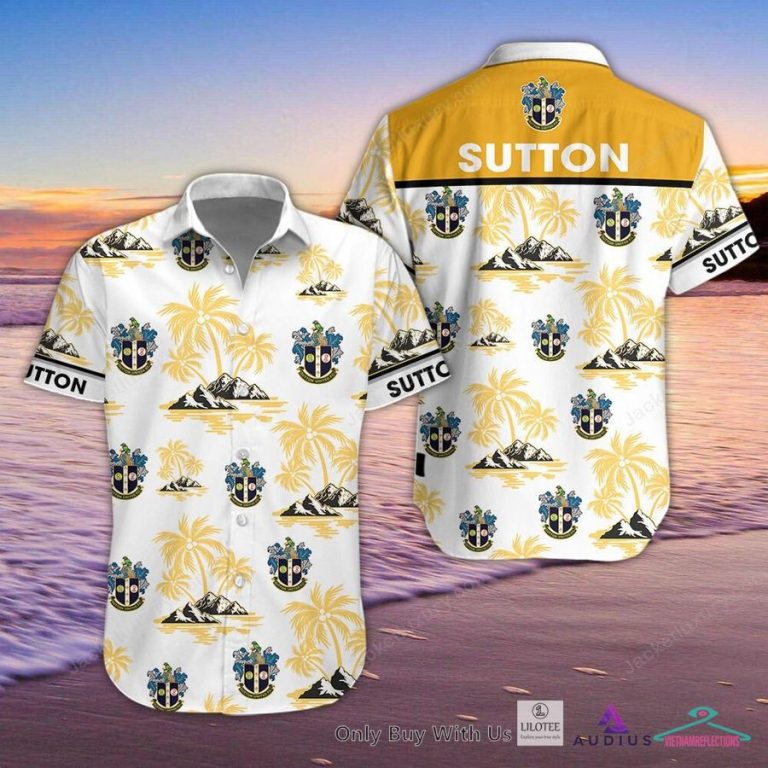 Sutton United Hawaiian Shirt - Bless this holy soul, looking so cute