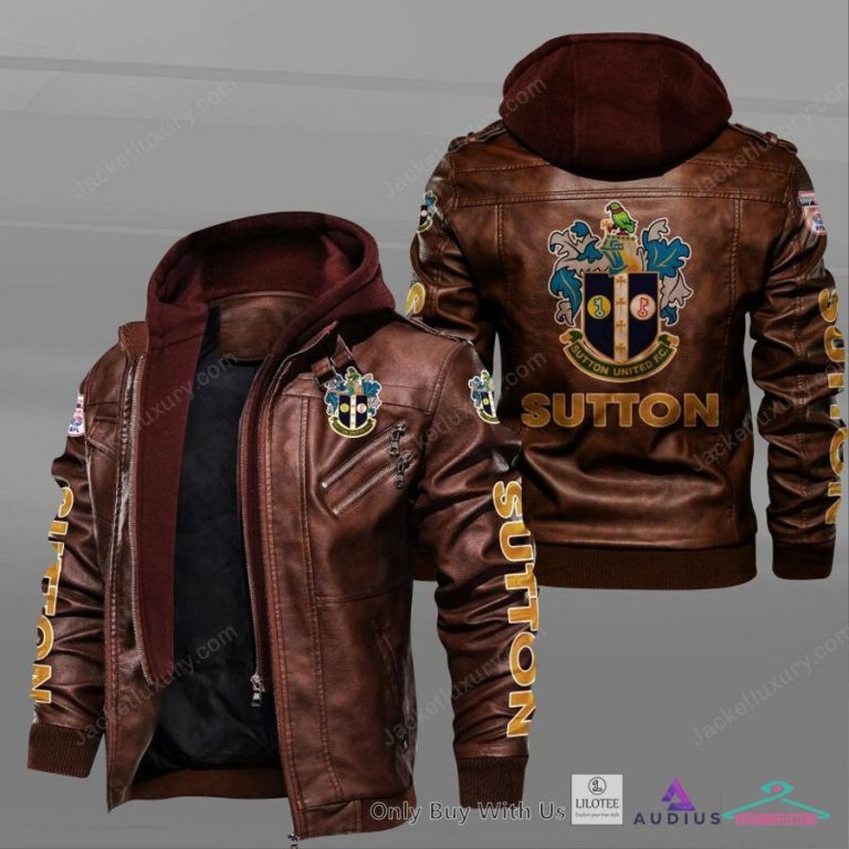 Sutton United Leather Jacket - Hey! You look amazing dear