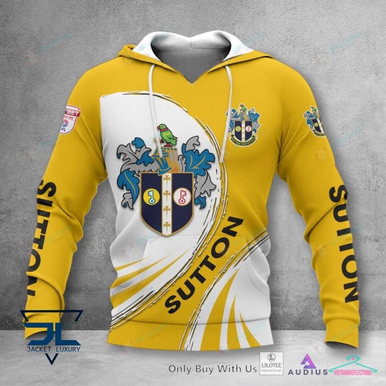 Sutton United Polo Shirt, hoodie - Natural and awesome