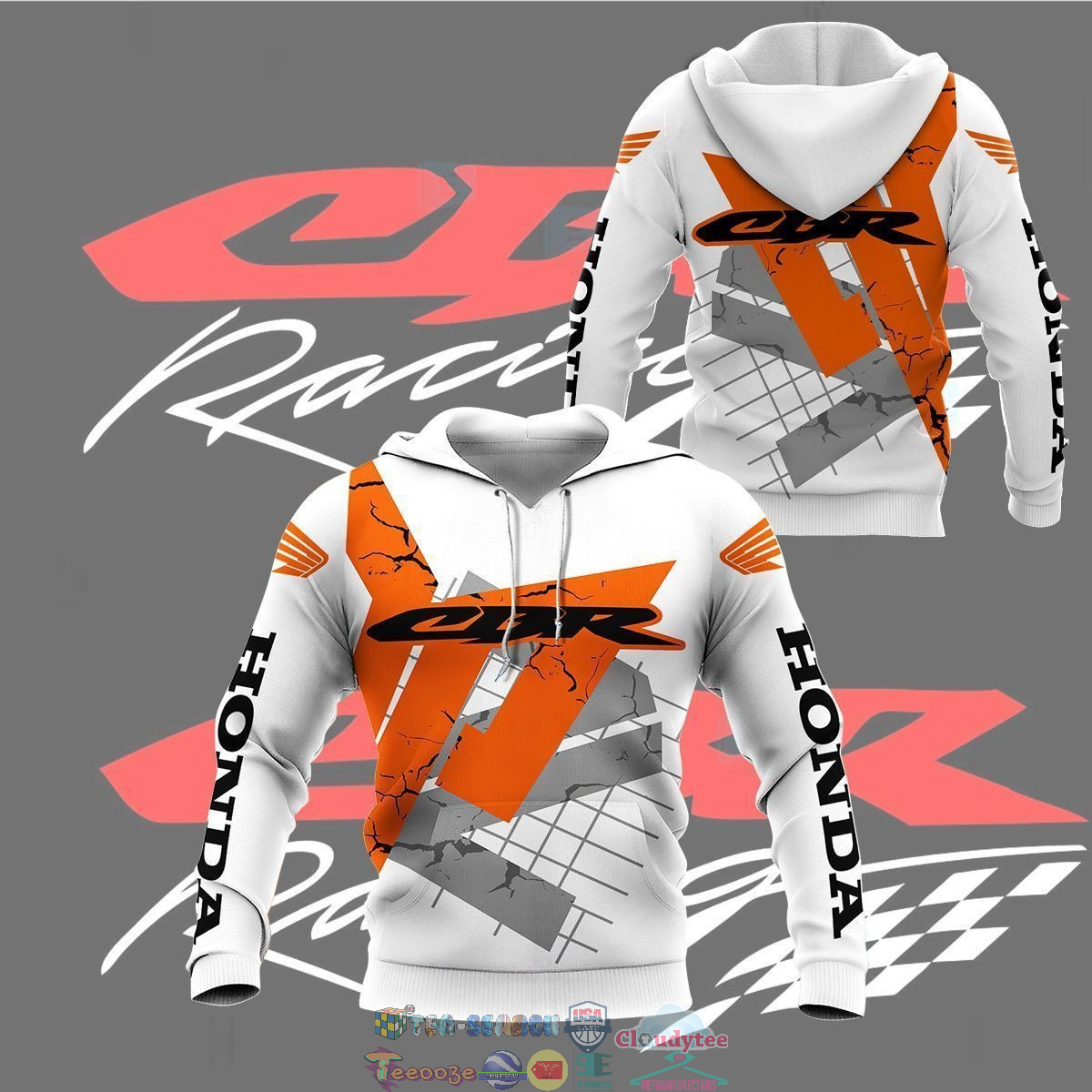 Honda CBR ver 2 3D hoodie and t-shirt