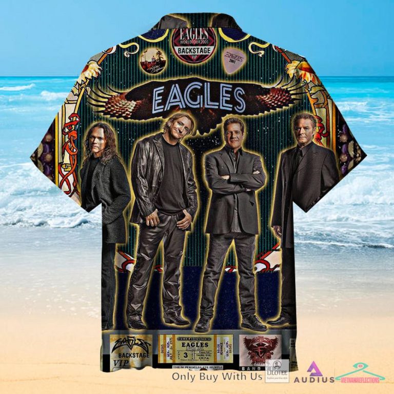 The Eagles Casual Hawaiian Shirt - Such a charming picture.