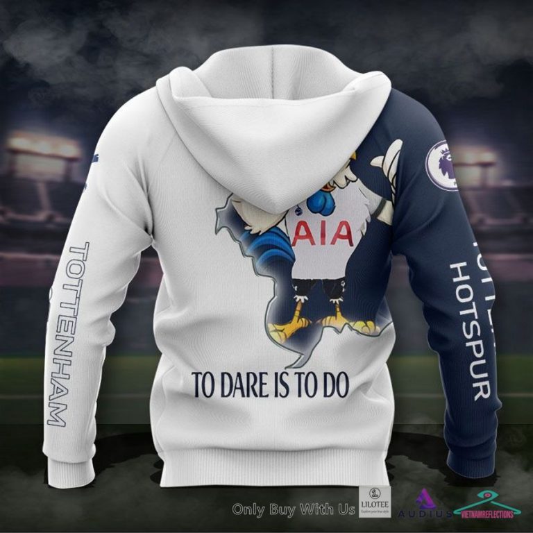 NEW Tottenham Hotspur F.C To dare is to do white blue Hoodie, Pants 12