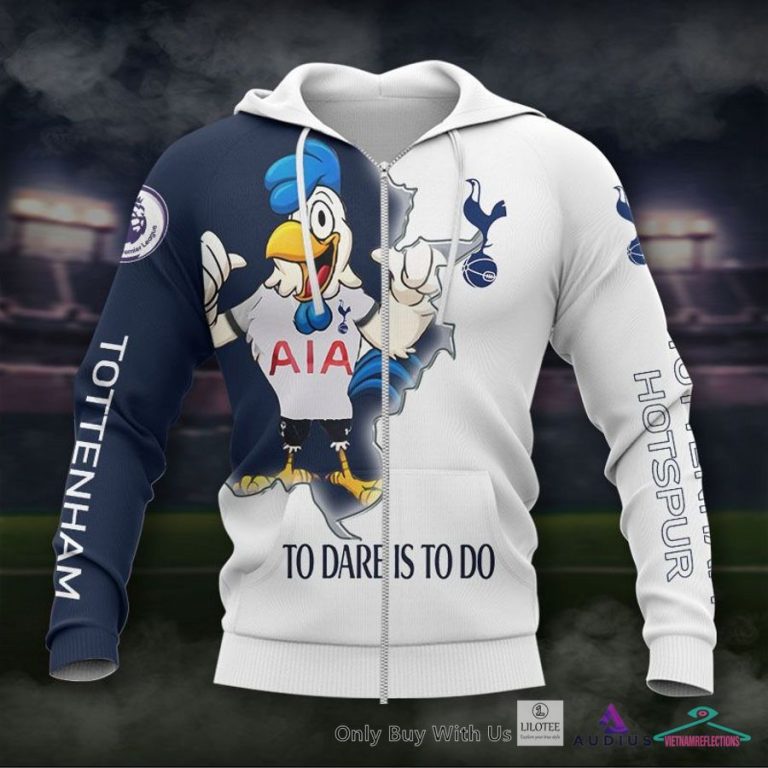 NEW Tottenham Hotspur F.C To dare is to do white blue Hoodie, Pants 13