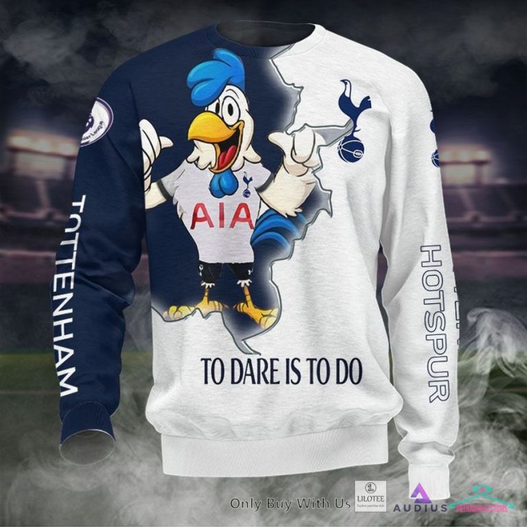 NEW Tottenham Hotspur F.C To dare is to do white blue Hoodie, Pants 14