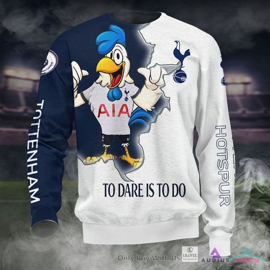 NEW Tottenham Hotspur F.C To dare is to do white blue Hoodie, Pants 4