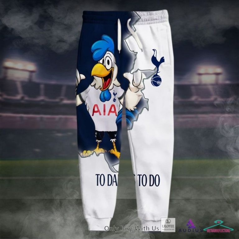 NEW Tottenham Hotspur F.C To dare is to do white blue Hoodie, Pants 15