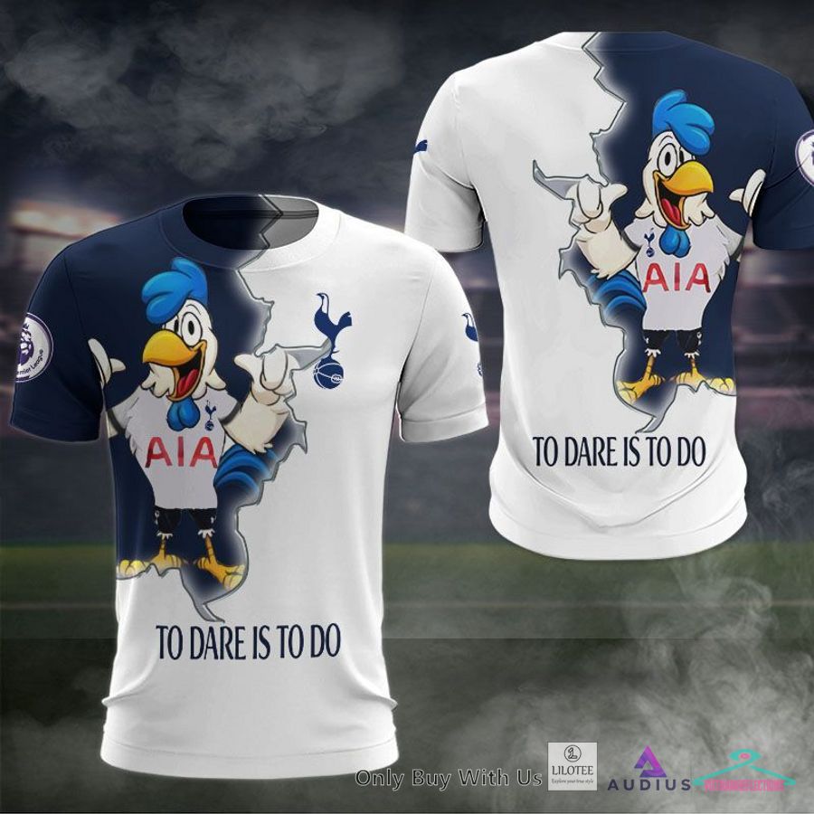 NEW Tottenham Hotspur F.C To dare is to do white blue Hoodie, Pants 8