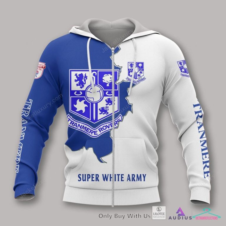 Tranmere Rovers Polo Shirt, hoodie - Beauty is power; a smile is its sword.