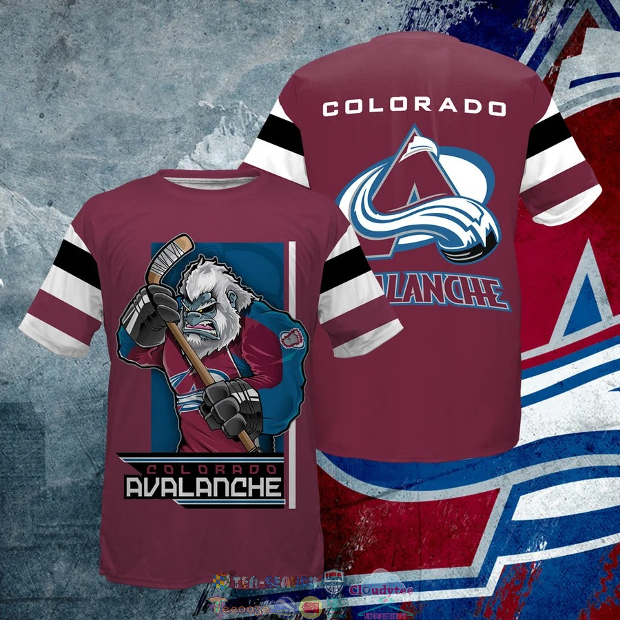 2022 Colorado Avalanche Champions 3D Shirt