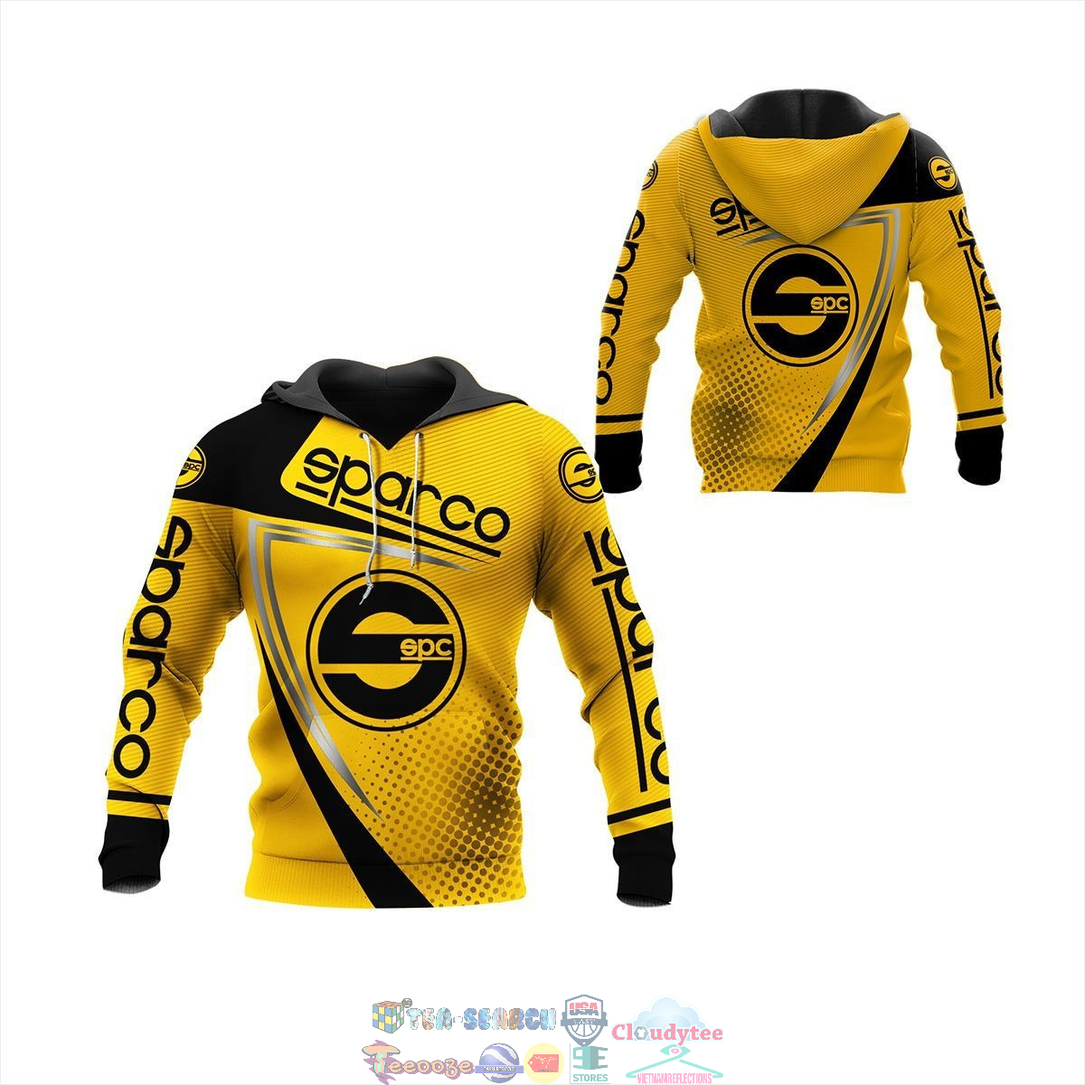 Sparco ver 39 3D hoodie and t-shirt