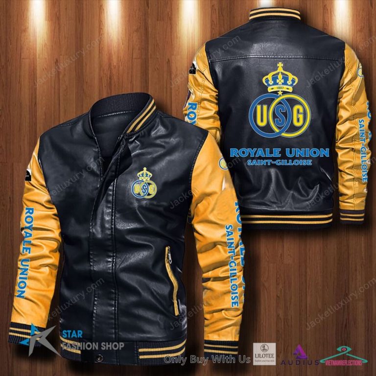 Union Saint-Gilloise Bomber Leather jacket - Good one dear