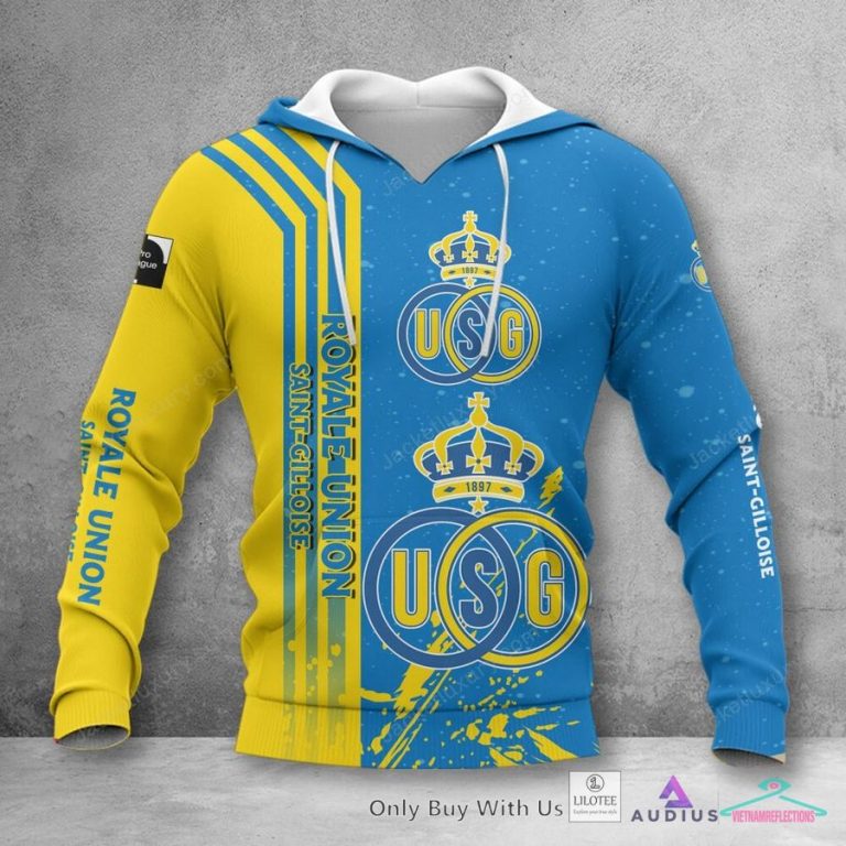 Union Saint-Gilloise Yellow and blue Hoodie, Shirt - Looking so nice