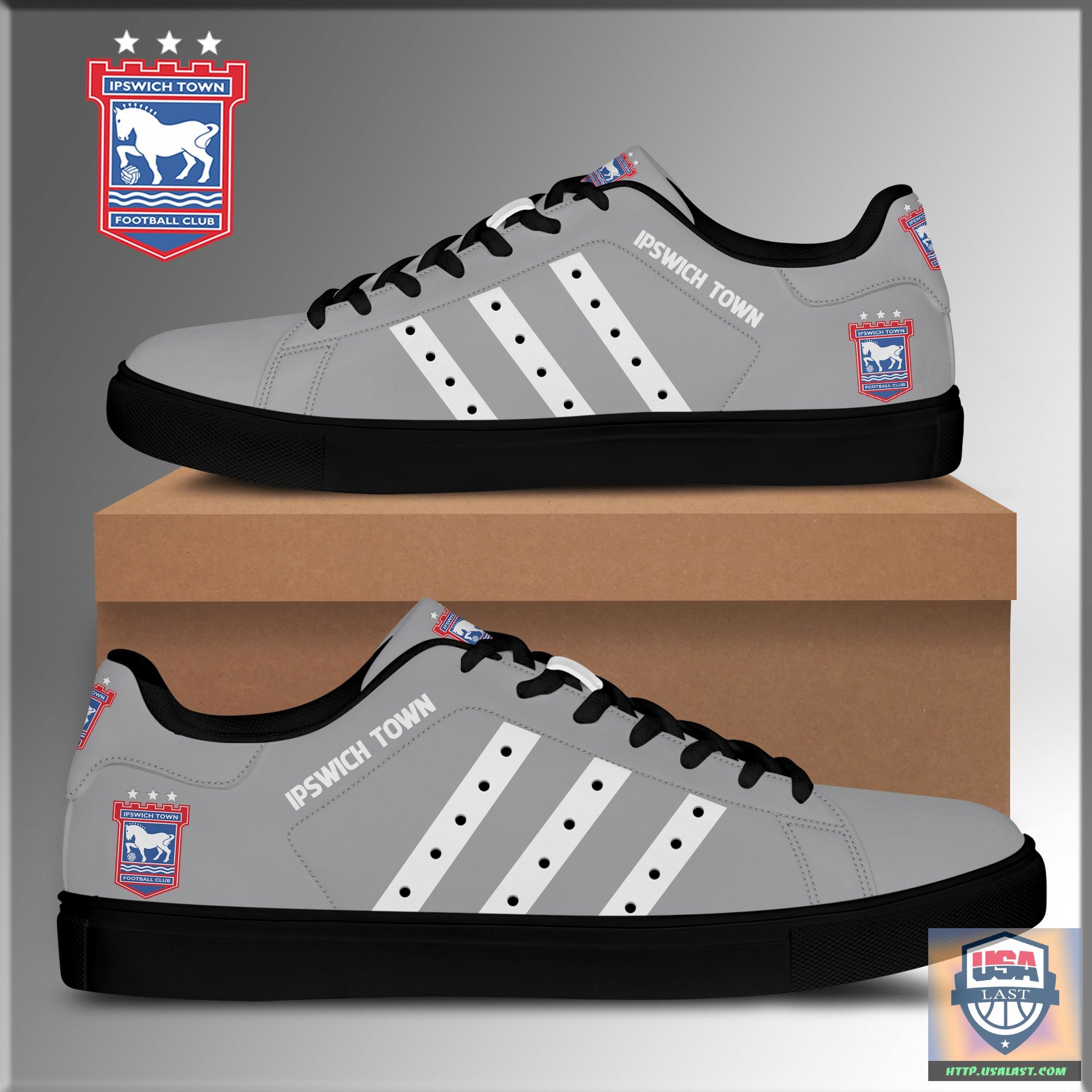 Ipstown F.C Light Gray Stan Smith Shoes