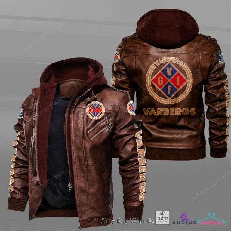 Varbergs GIF Leather Jacket - Beauty is power; a smile is its sword.
