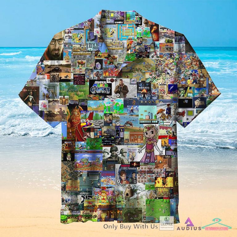 Video Games Anthology Casual Hawaiian Shirt - Impressive picture.