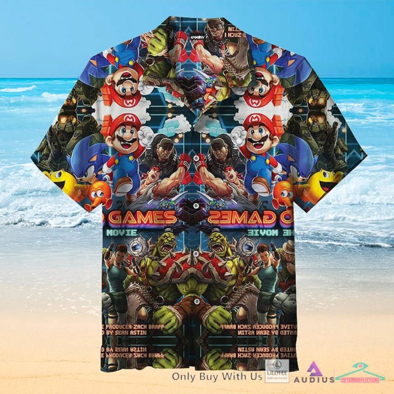 Video Games The Movie Casual Hawaiian Shirt - You look fresh in nature