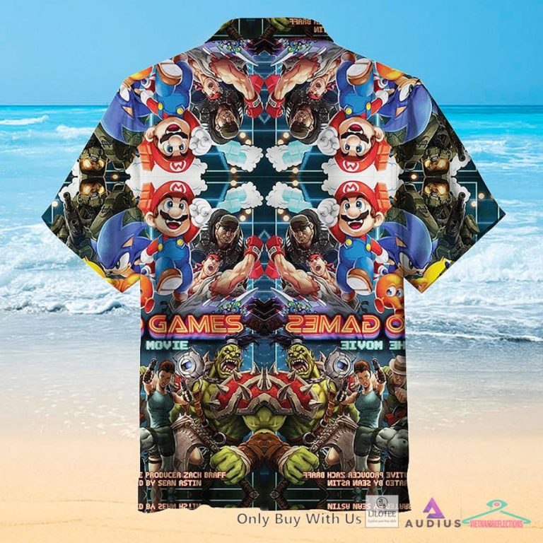 Video Games The Movie Casual Hawaiian Shirt - I am in love with your dress