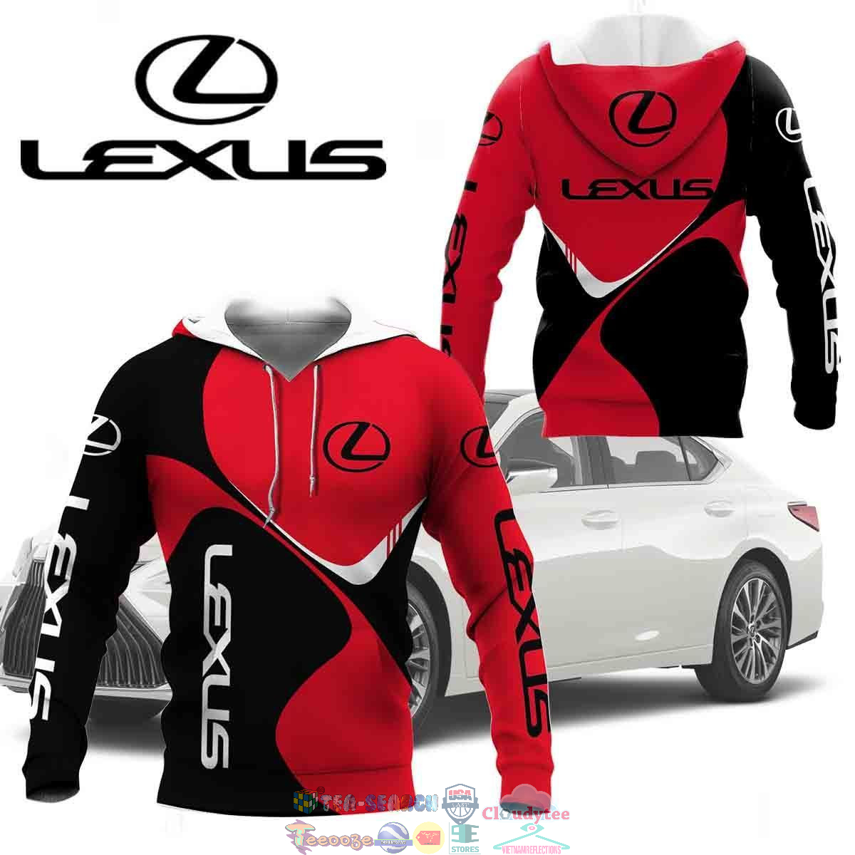 Lexus ver 11 3D hoodie and t-shirt