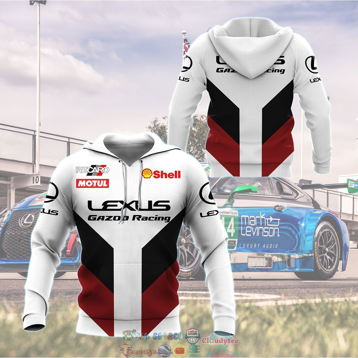 Lexus GAZOO Racing 3D hoodie and t-shirt