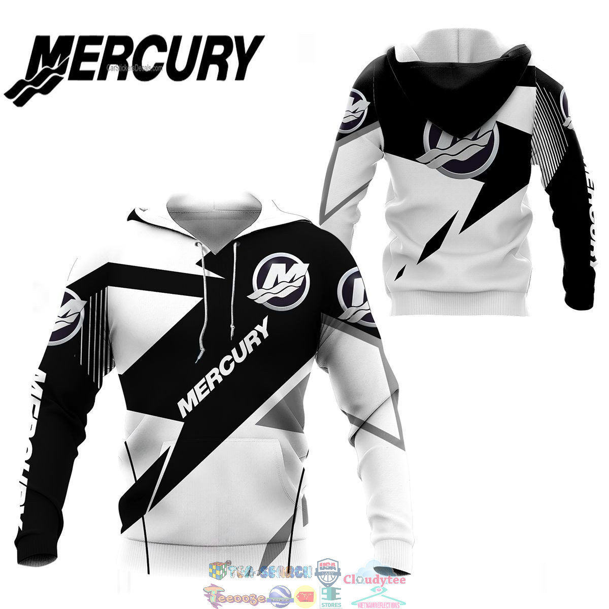 Mercury ver 4 3D hoodie and t-shirt