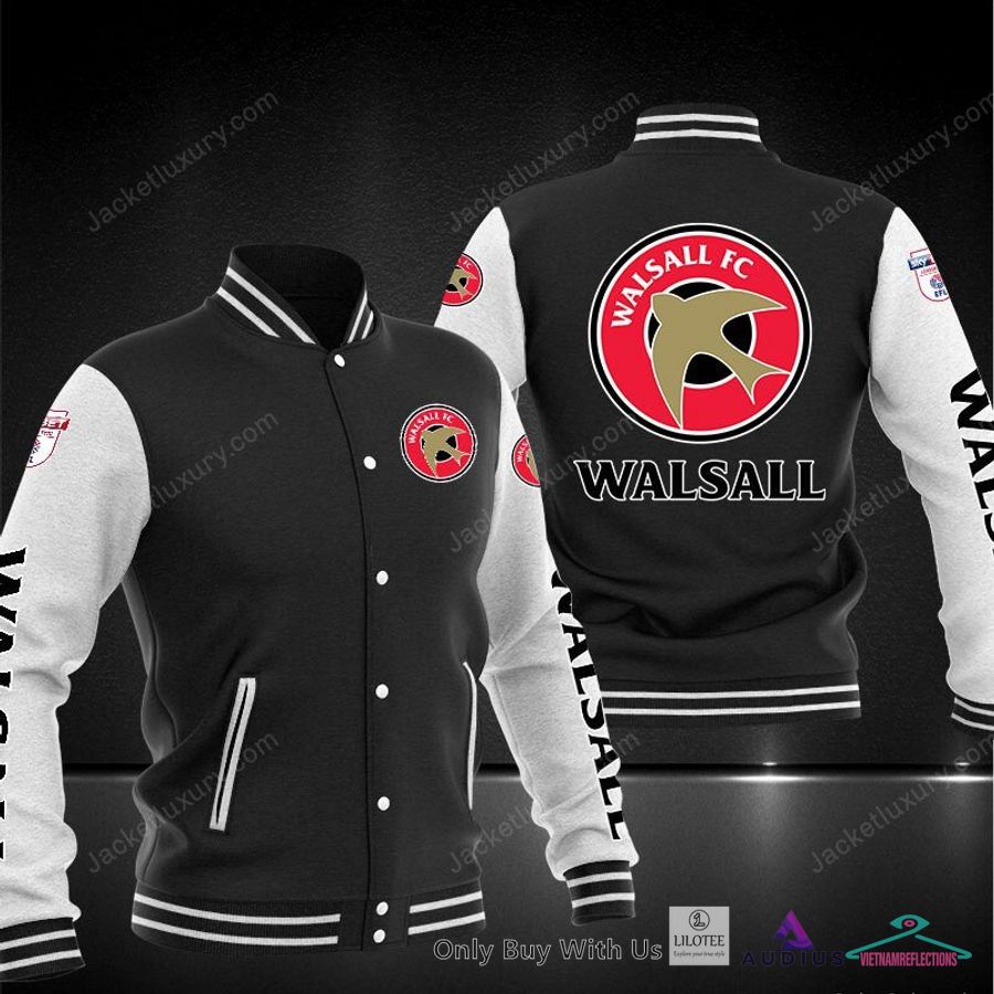 Walsall FC Baseball jacket - Oh my God you have put on so much!