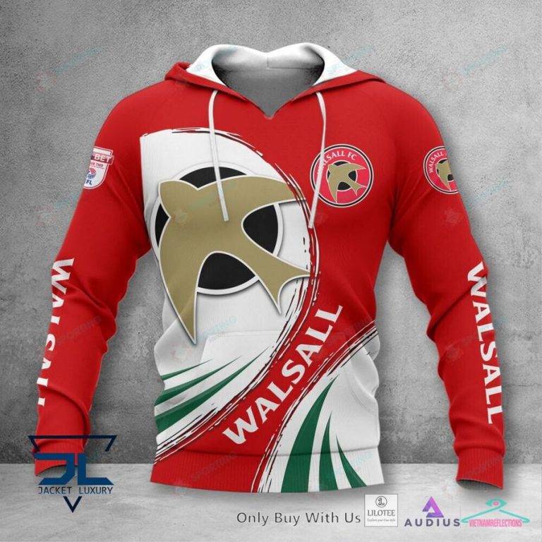 Walsall FC Dark Red White Polo Shirt, hoodie - Nice elegant click