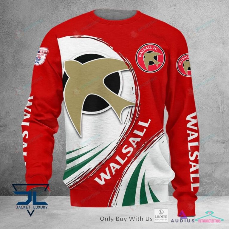Walsall FC Dark Red White Polo Shirt, hoodie - Mesmerising