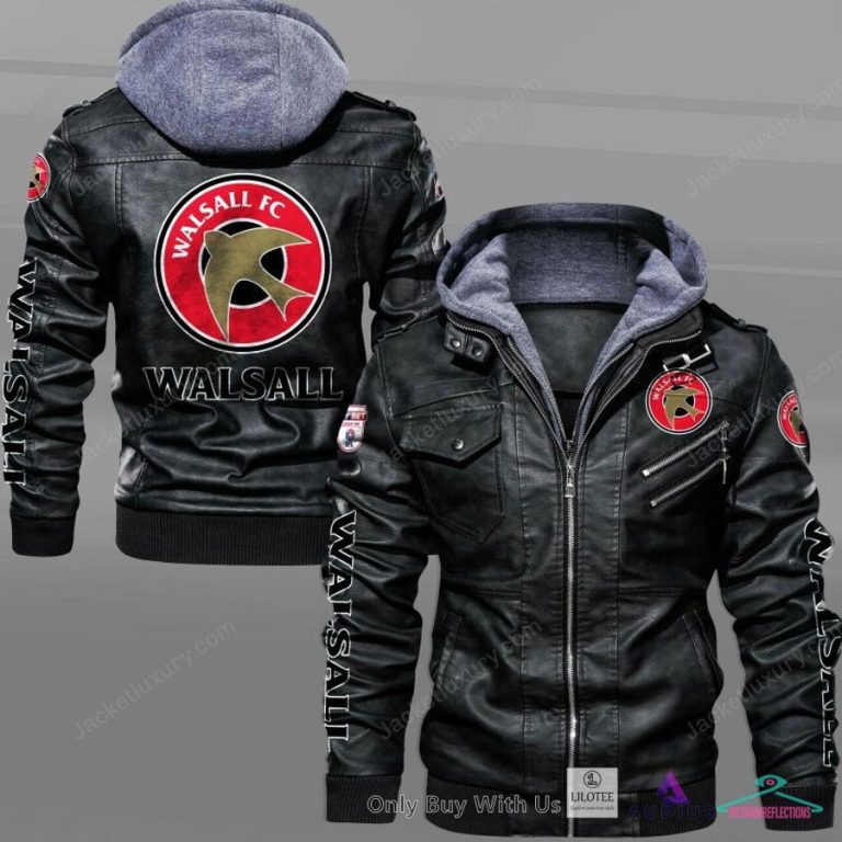 Walsall FC Leather Jacket - How did you always manage to smile so well?