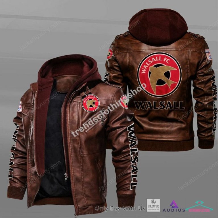 Walsall FC Leather Jacket - Eye soothing picture dear