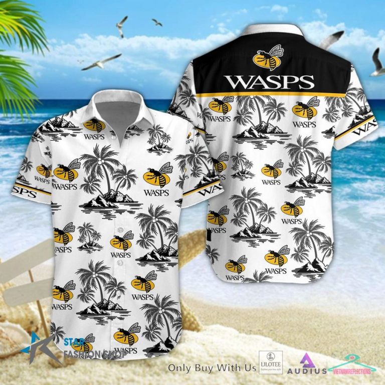 Wasps RFC Hawaiian Shirt, Short - Have you joined a gymnasium?