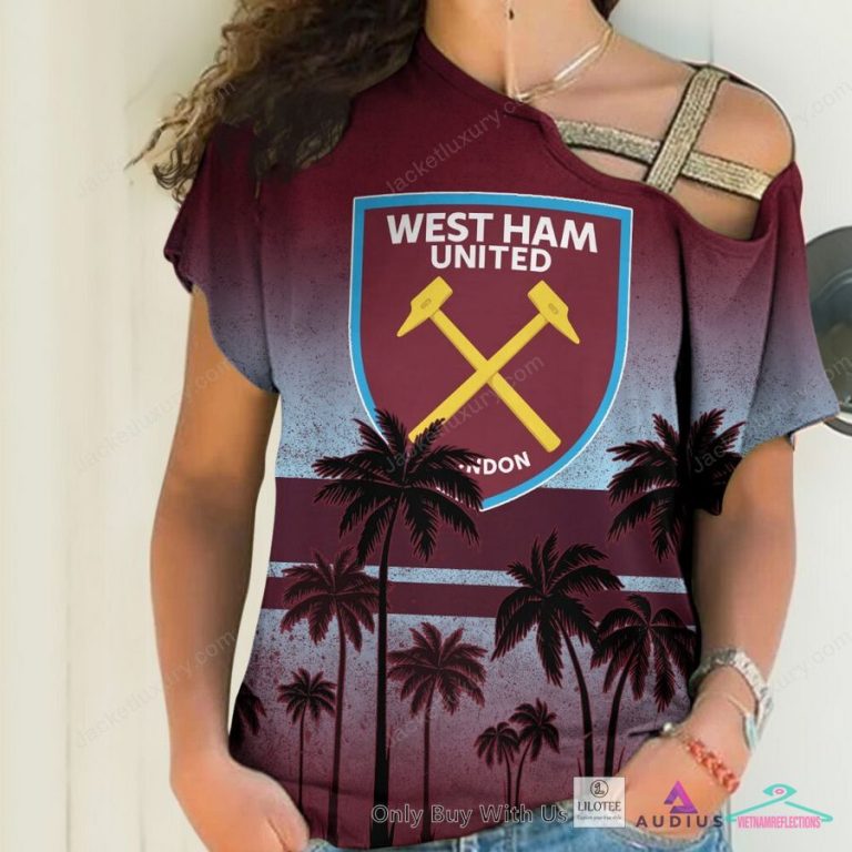 NEW West Ham United F.C Coconut Hawaiian Shirt, Short 20