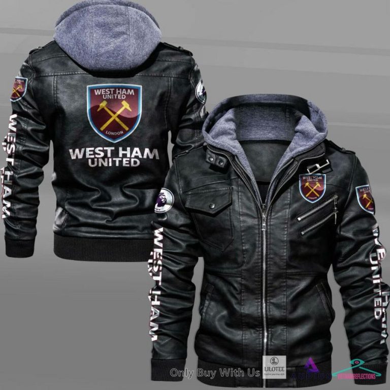NEW West Ham United F.C Leather Jacket 3