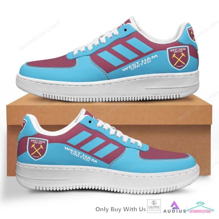 NEW West Ham United F.C Nice Air Force Shoes 4