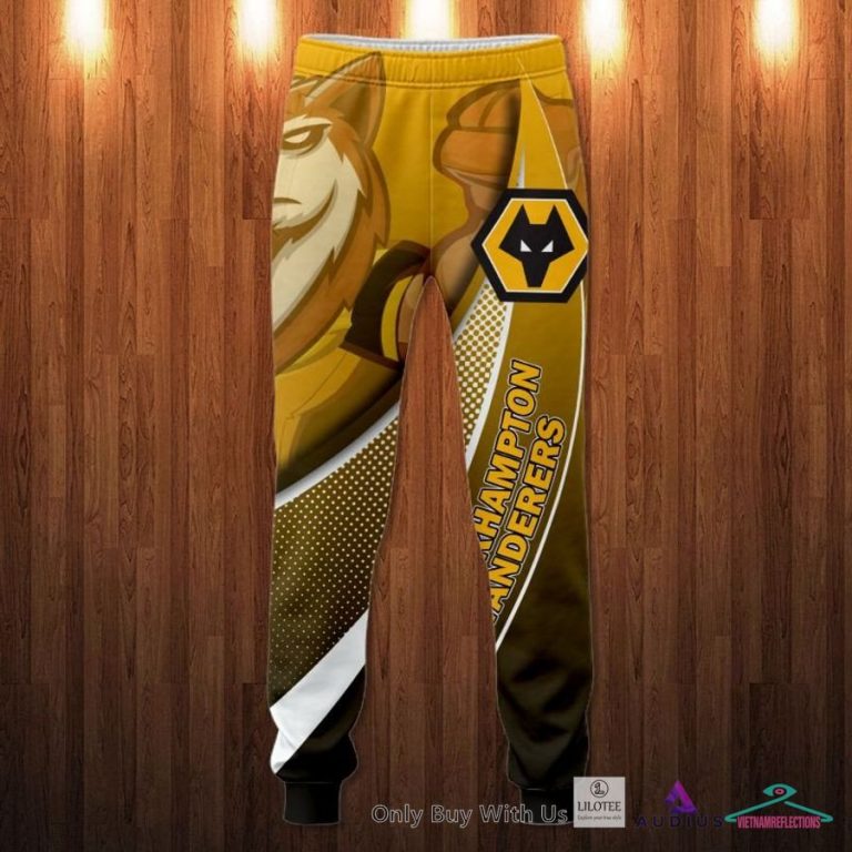 NEW Wolverhampton Wanderers F.C Yellow Hoodie, Pants 15