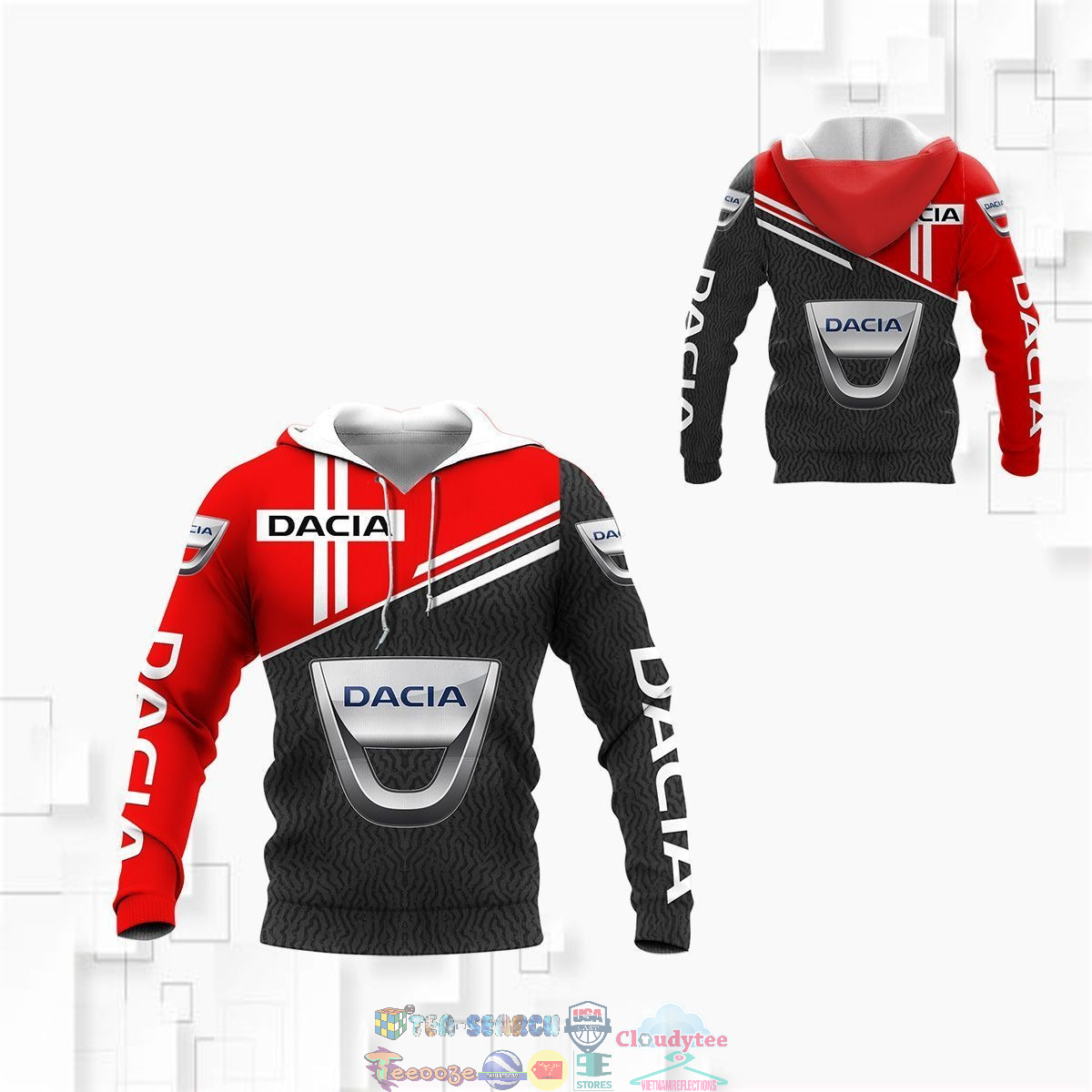 Automobile Dacia ver 5 3D hoodie and t-shirt